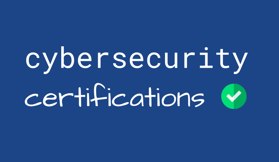 cybersecurity certifications