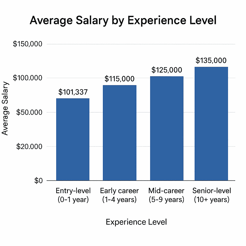 Average Salary by Experience Leve