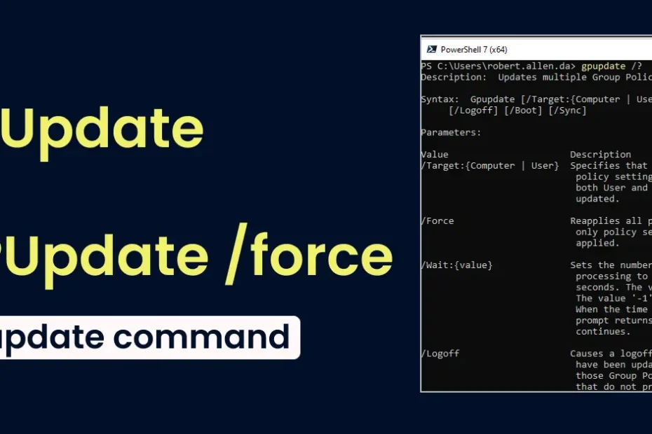 gpupdate /force?