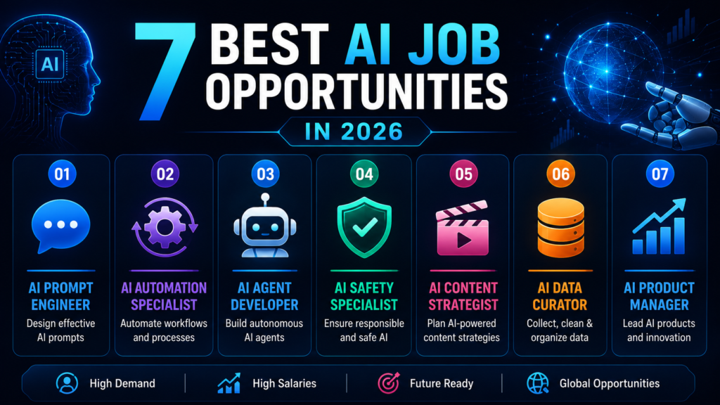 7 Best AI Job Opportunities in 2026