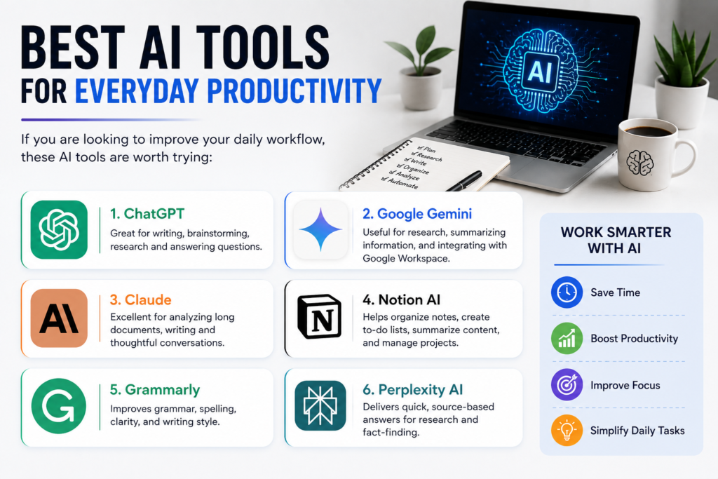 Best AI Tools For Everyday Productivity