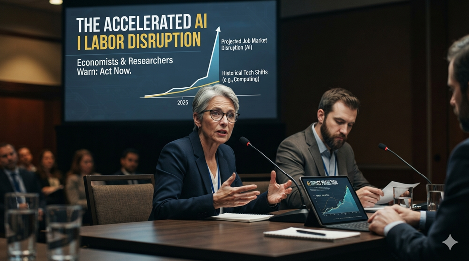 Economists And Researchers Warn AI Job Disruption Could Arrive Much Faster Than Expected