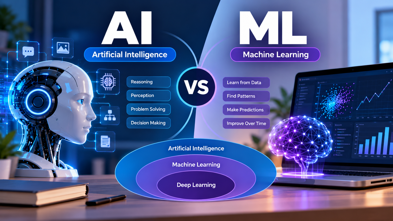 ML vs AI